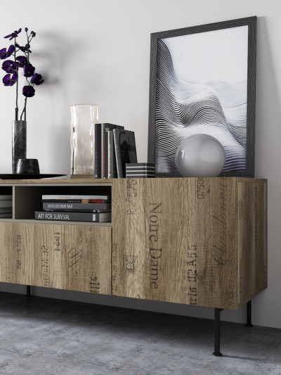 ЛДСП Swisspan 0445 WL Дуб Корабельний Лейбл 2750х1830х18 мм Swisspan - 1 2