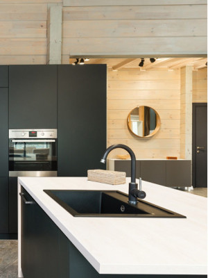 Столешница LuxeForm W74 Белый 1U MR6 влагостойкая 4200x600x38 мм LuxeForm - 3