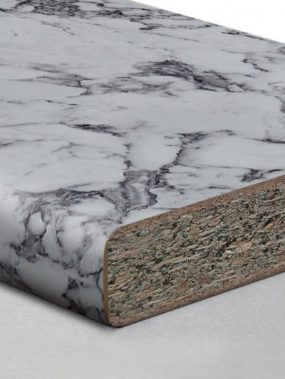 Столешница LuxeForm W139 Крестола Бьянка 1U MR6 влагостойкая 4200x600x38 мм LuxeForm - 1 2