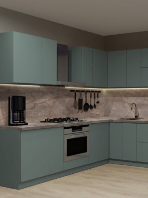 Столешница LuxeForm S148 Мрамор Толедо 1U MR3 влагостойкая 4200x600x38 мм LuxeForm - 3