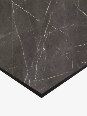 Компакт плита HPL AGT 5193 Вулканічний Мармур моноліт - чорне ядро AGT - 1