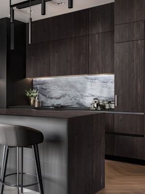 Компакт плита HPL LuxeForm S523 Блеквуд - чорне ядро LuxeForm - 3