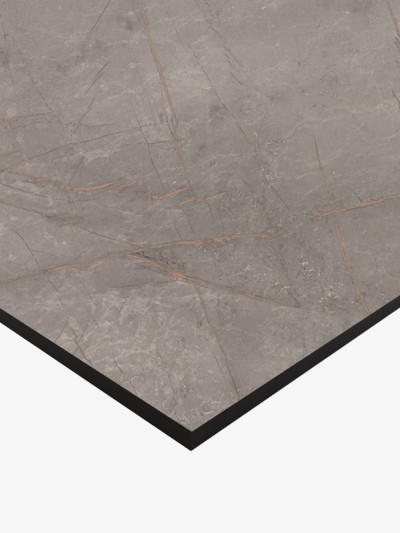 Компакт плита HPL LuxeForm L148 Мрамор Толедо - черное ядро LuxeForm - 1 2