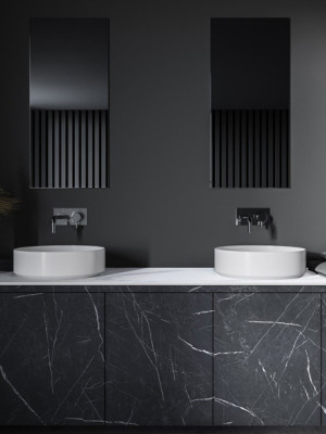 Компакт плита HPL LuxeForm S352 Винсон - черное ядро LuxeForm - 3