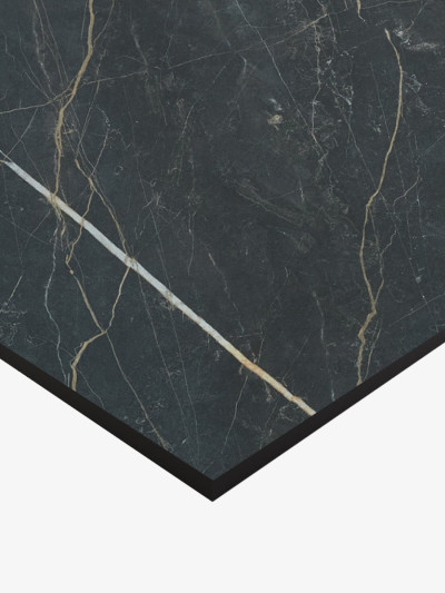 Компакт плита HPL LuxeForm L155 Мрамор Ричмонд - черное ядро LuxeForm - 1 2