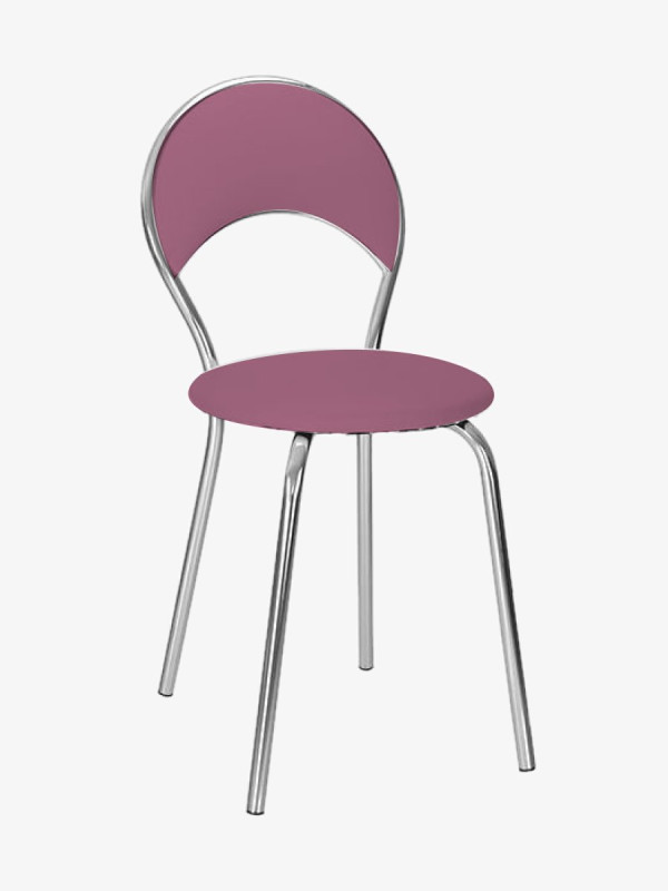 Стілець металевий Marino Plus Chrome V-21 Пурпурний MebTech - 1