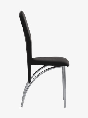 Стул AMELY CHROME V-4 черный  - 3