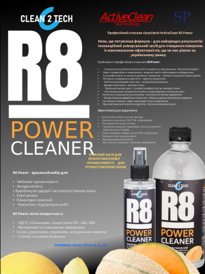 Очиститель мебельный 750 мл для крашеных и пластиковых поверхностей C2T R8 Дыня CLEAN2TECH - 3