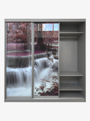 Шафа-купе 3-дверна Водоспад 2300х620х2300 фотодрук MebTech - 4