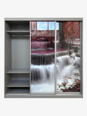 Шафа-купе 3-дверна Водоспад 2300х620х2300 фотодрук MebTech - 2