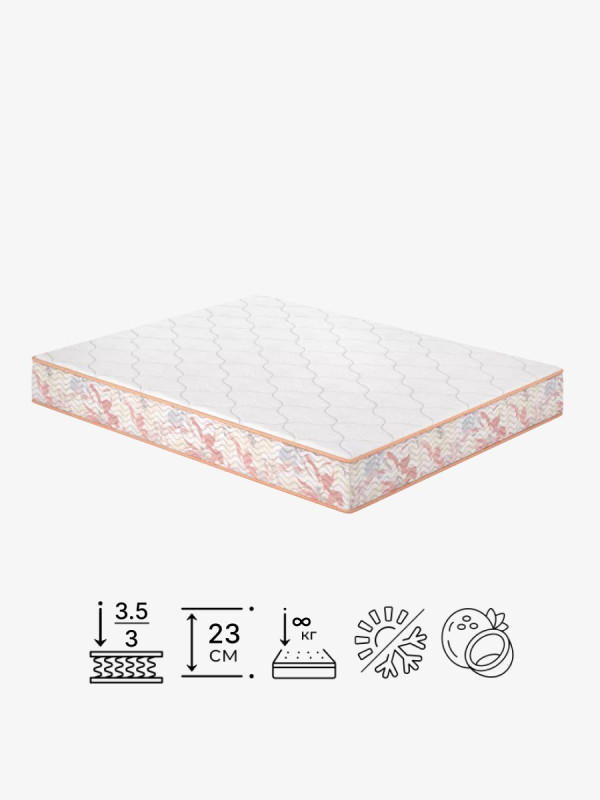 Ортопедичний матрац Camelia+kokos/Камелія+кокос Matroluxe - 2