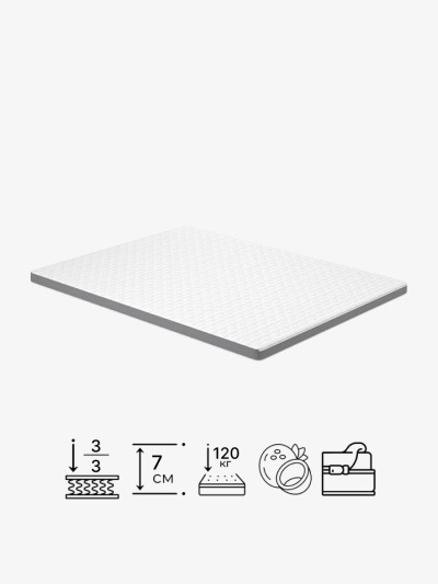 Матрас топпер Silver cocos/Сильвер кокос Matroluxe - 1 2