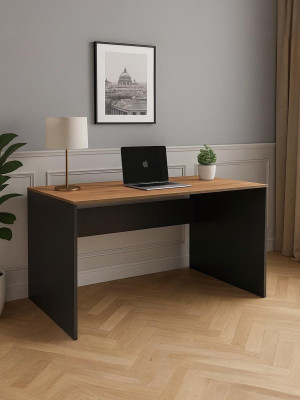 Письмовий стіл прямий 1200х750х650 Графіт MebTech - 2