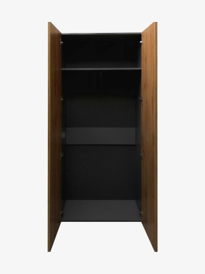 Шкаф пенал Графит 800х380х2000 MebTech - 4