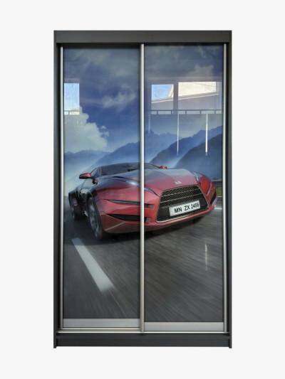 Шкаф-купе 2-дверна Автомобіль 1110х620х2070 фотодрук MebTech - 1