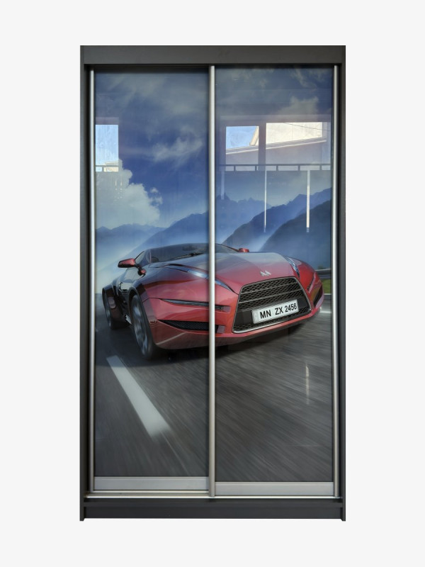 Шкаф-купе 2-дверный Машина 1110х620х2070 фотопечать MebTech - 1