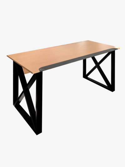 Стол компьютерный с эрго-кромкой HPL Бук 1210x600x750мм MebTech - 1