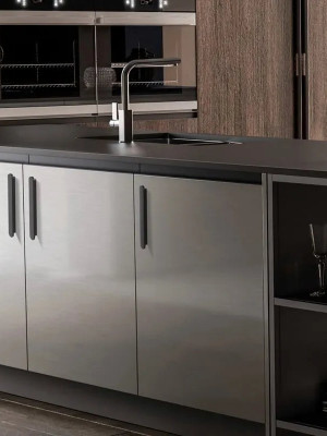 copy of Ручка профільна DV-002/96 L-116 Чорна MebTech - 8