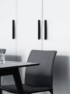 Ручка профильная DL 199/128 BLKM Черная  - 2