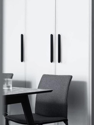 Ручка профільна DL 199/192 BLKM Чорна  - 2