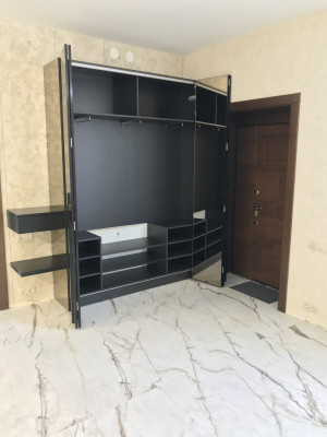 Дзеркальна шафа гармошка з прихованими комунікаціями  - 4