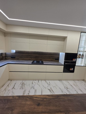 copy of Кутова кухня у світлих тонах виготовлена із преміальних матеріалів  - 7