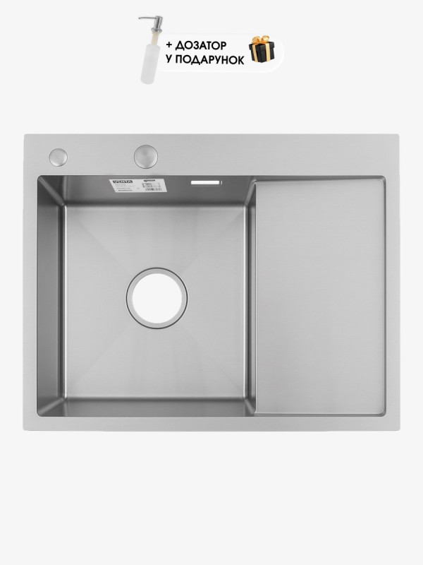 Мойка для кухни Venta Brushed 630x500 BVM6350 Сатин Venata - 1
