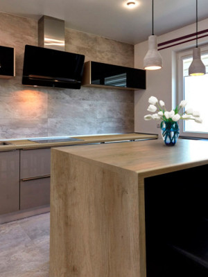 Компакт плита HPL S499 Дуб Ванкувер - черное ядро LuxeForm LuxeForm - 3