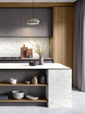 Компакт плита HPL SP\L804 Мармур Оріон - чорне ядро LuxeForm LuxeForm - 3