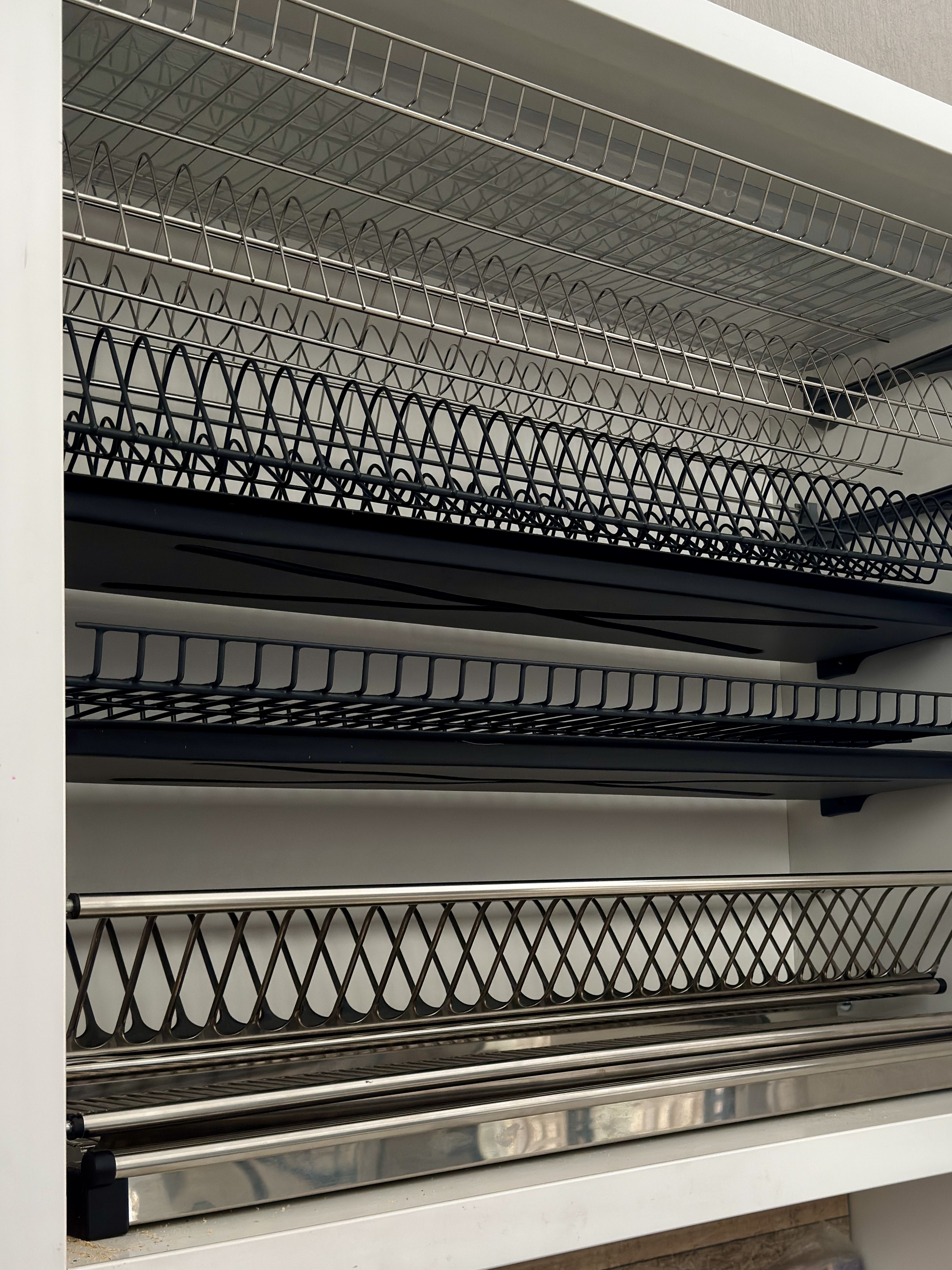 Стенд з сушками для посуду - 1 поверх